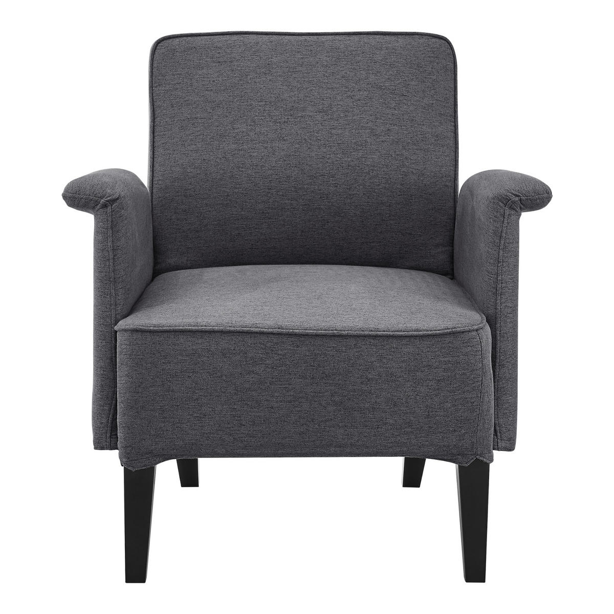 POLSTERSESSEL Diespeck Textil Steingrau - Grau, Textil (78.5/82/77cm) - [en.casa]