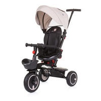 DREIRAD Quick Fold 2 in 1 beige faltbar, Sitz umkehrbar, PU-Räder, bis 25 kg - Beige, Metall (102/51/98cm) - Chipolino