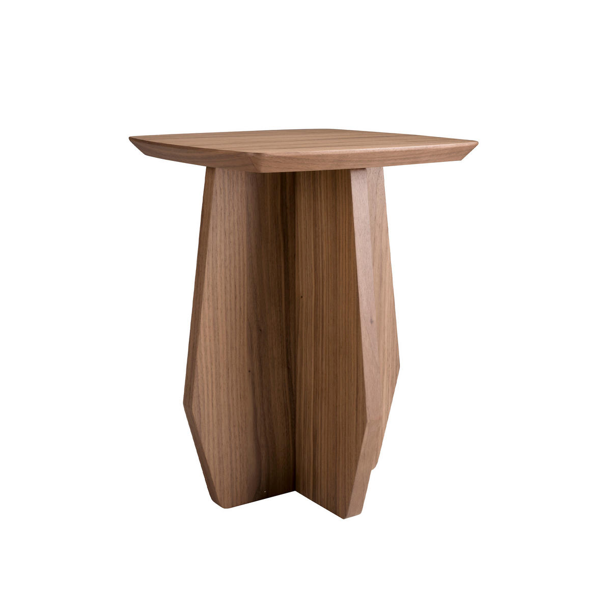 BEISTELLTISCH quadratisch Walnuss 40/40/50 - Walnussfarben, Holz (40/40/50cm) - ANGEL CERDA