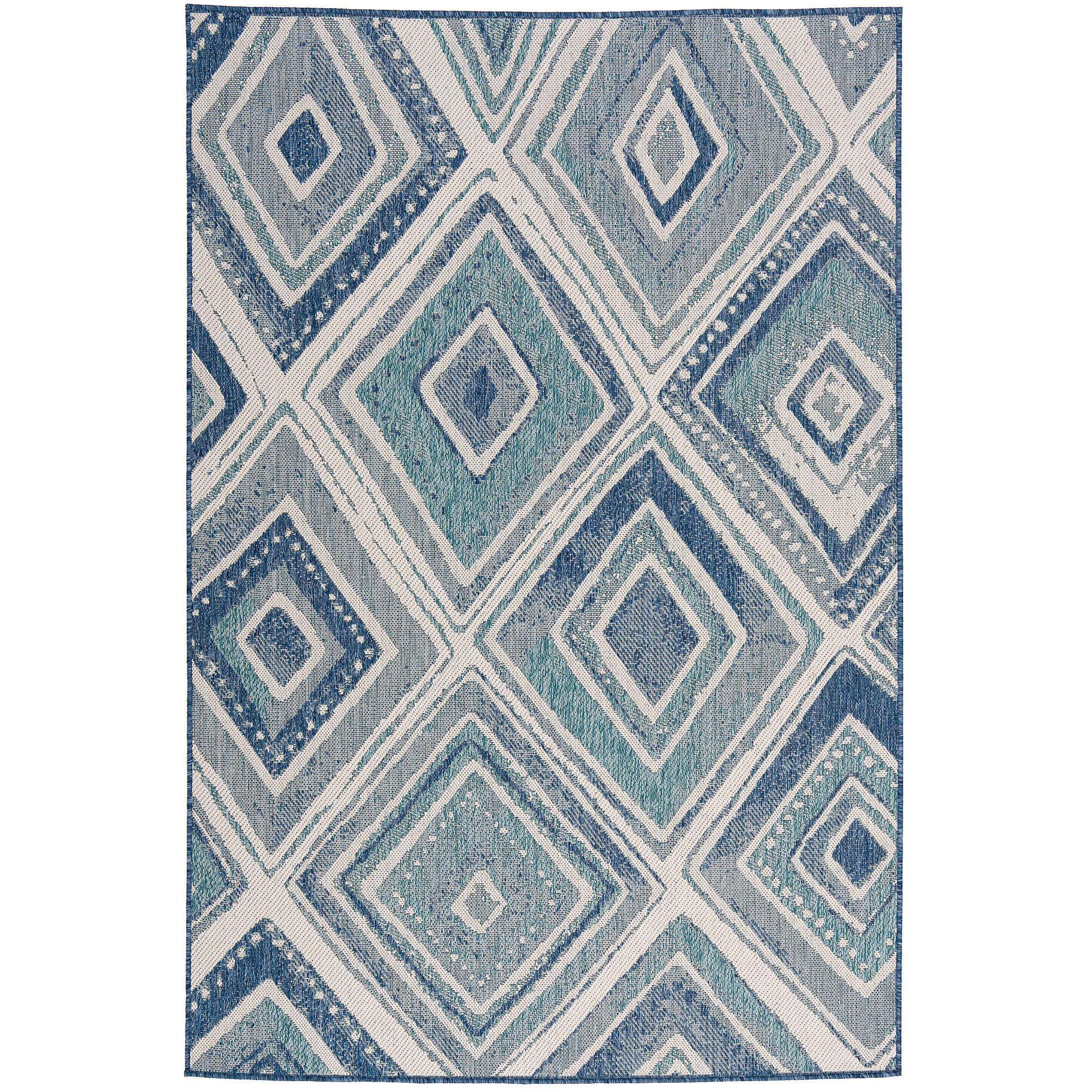 IN- UND OUTDOOR TEPPICH CARPETTO - Petrol, Textil (160/235cm) - Pergamon