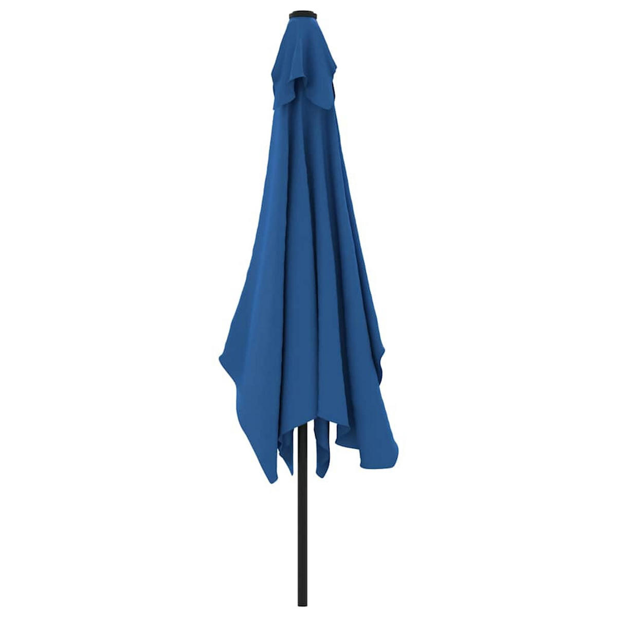 SONNENSCHIRM Mit Metall-Mast 300/200 Cm Azurblau - Blau, Textil (300/200cm) - vidaXL