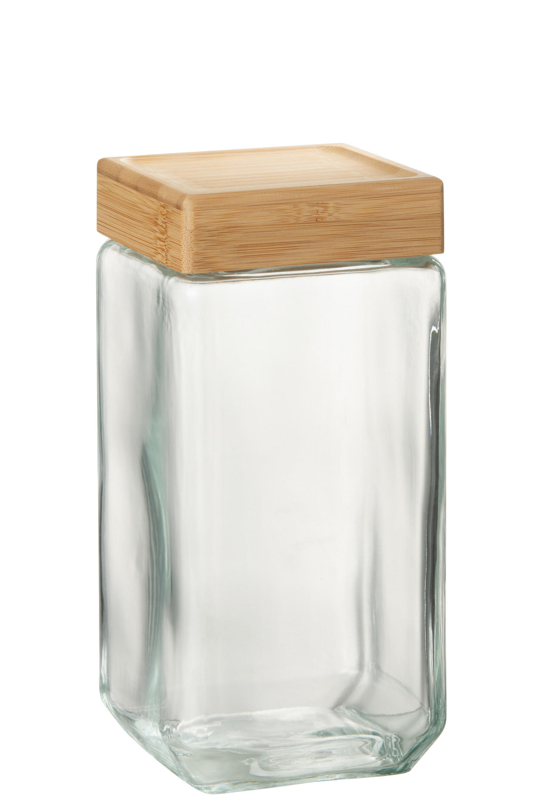 VORRATSGLAS BRAD - Glas - Transparant - Transparent, Glas (10.5/23/10.5cm) - J-Line