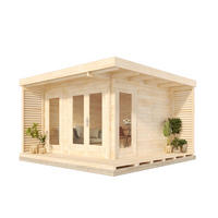 GARTENHAUS Holz Cube - Naturfarben, Holz (400/228/400cm) - Alpholz