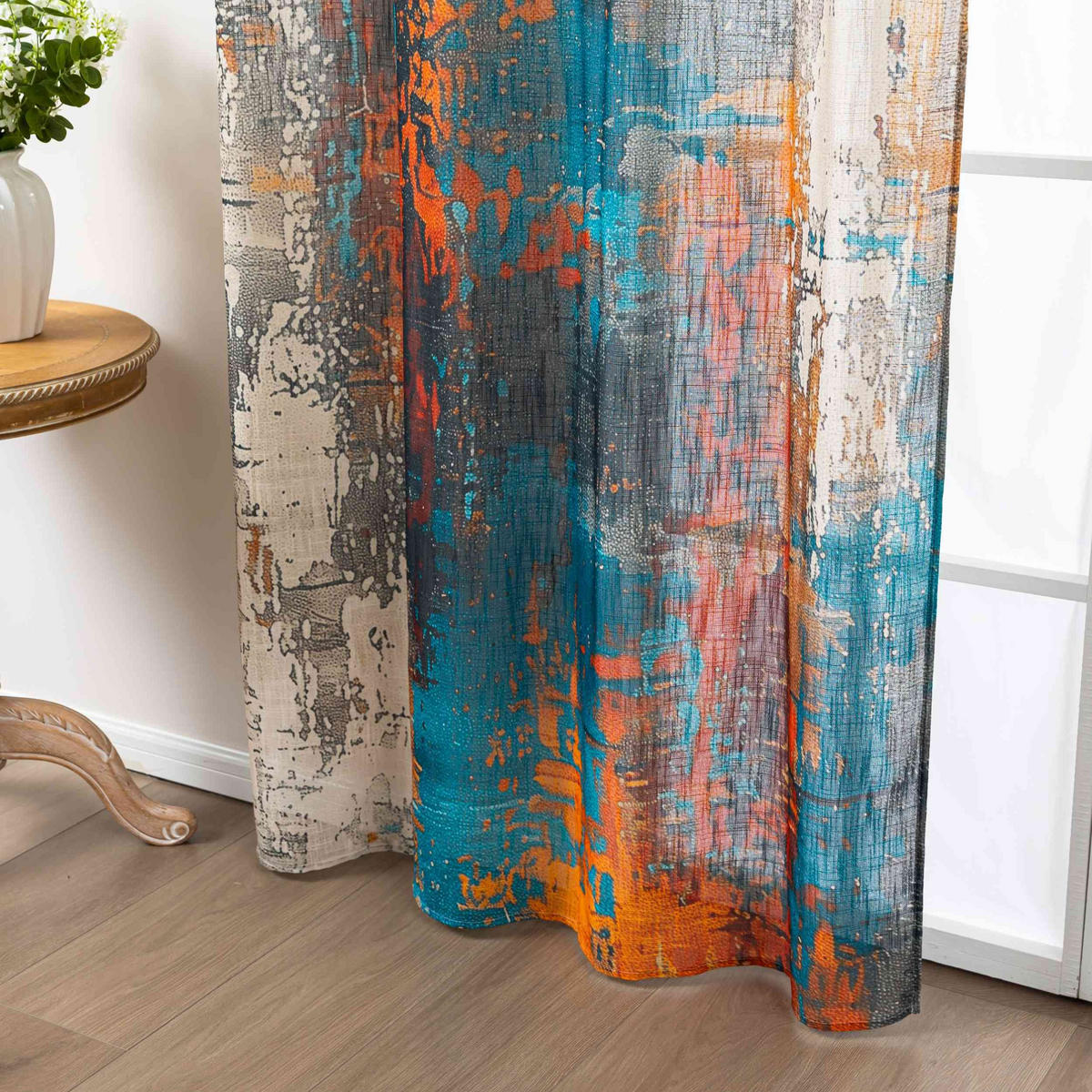 VORHANG SEOUL HxB 245x140 cm Apart - Türkis, Textil (140/245cm) - Gardinenbox