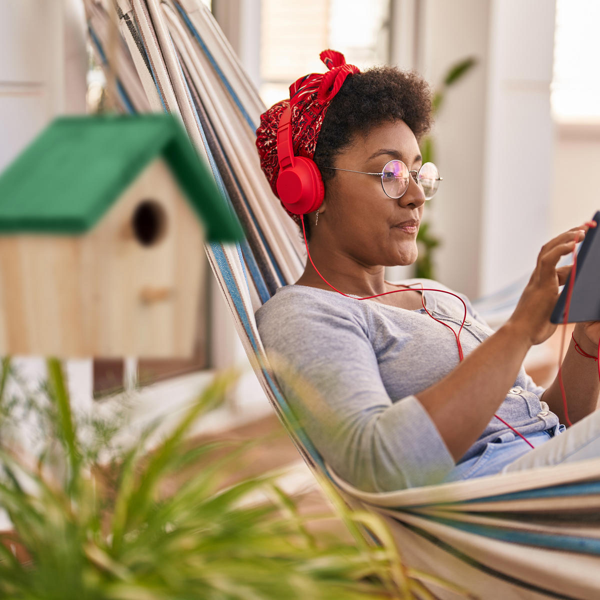 DEKO-VOGELHAUS - Multicolor, Holz (15/16/11cm) - Relaxdays