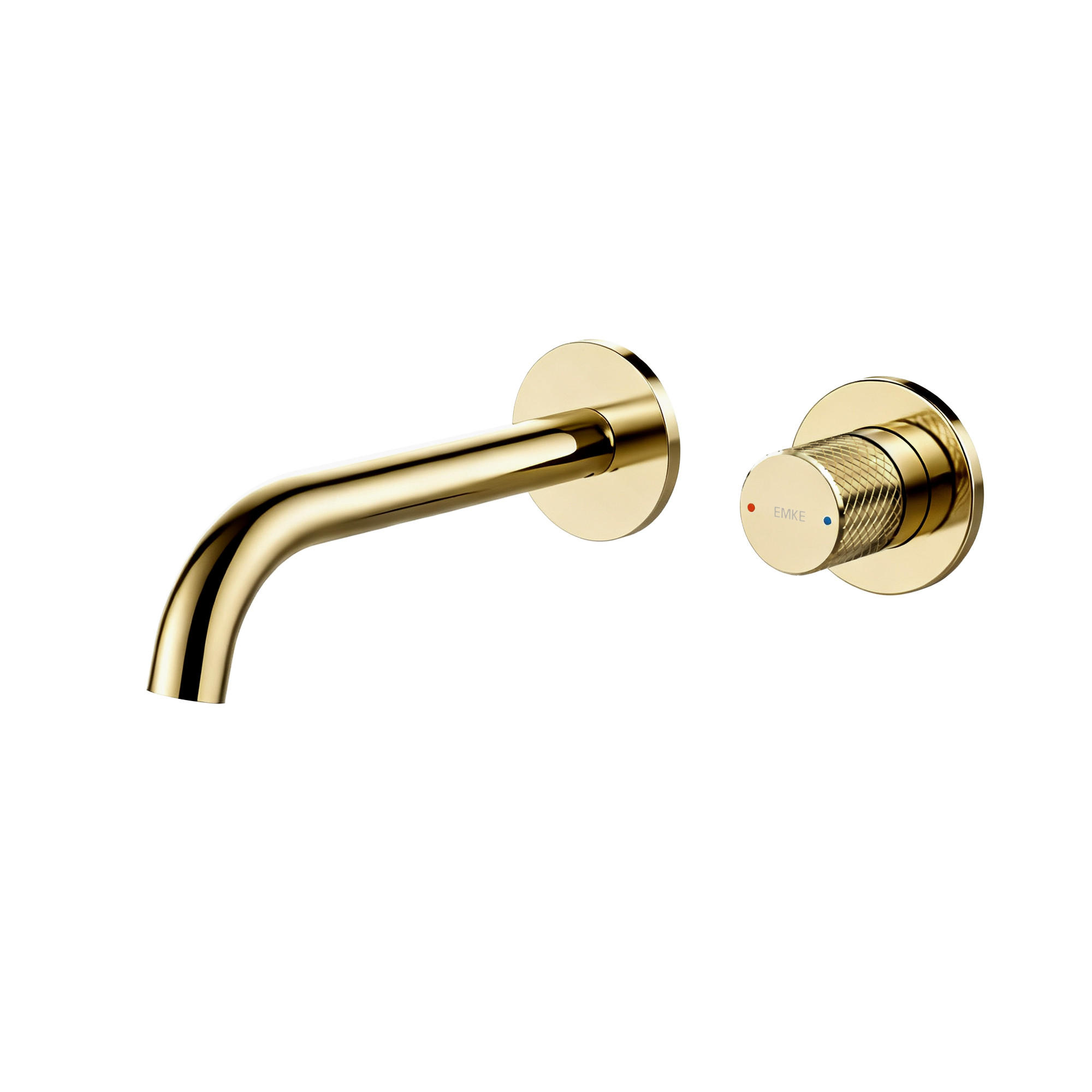 WASCHTISCHARMATUR Unterputz Champagnergold 28,1/14/6,5 cm - Champagner, Metall (28.1/14/6.5cm) - EMKE
