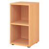REGAL - 2 Ordnerhöhen 40/40/74,8 cm in Buchefarben - Buchefarben, Holzwerkstoff (40/74.8/40cm) - bümö