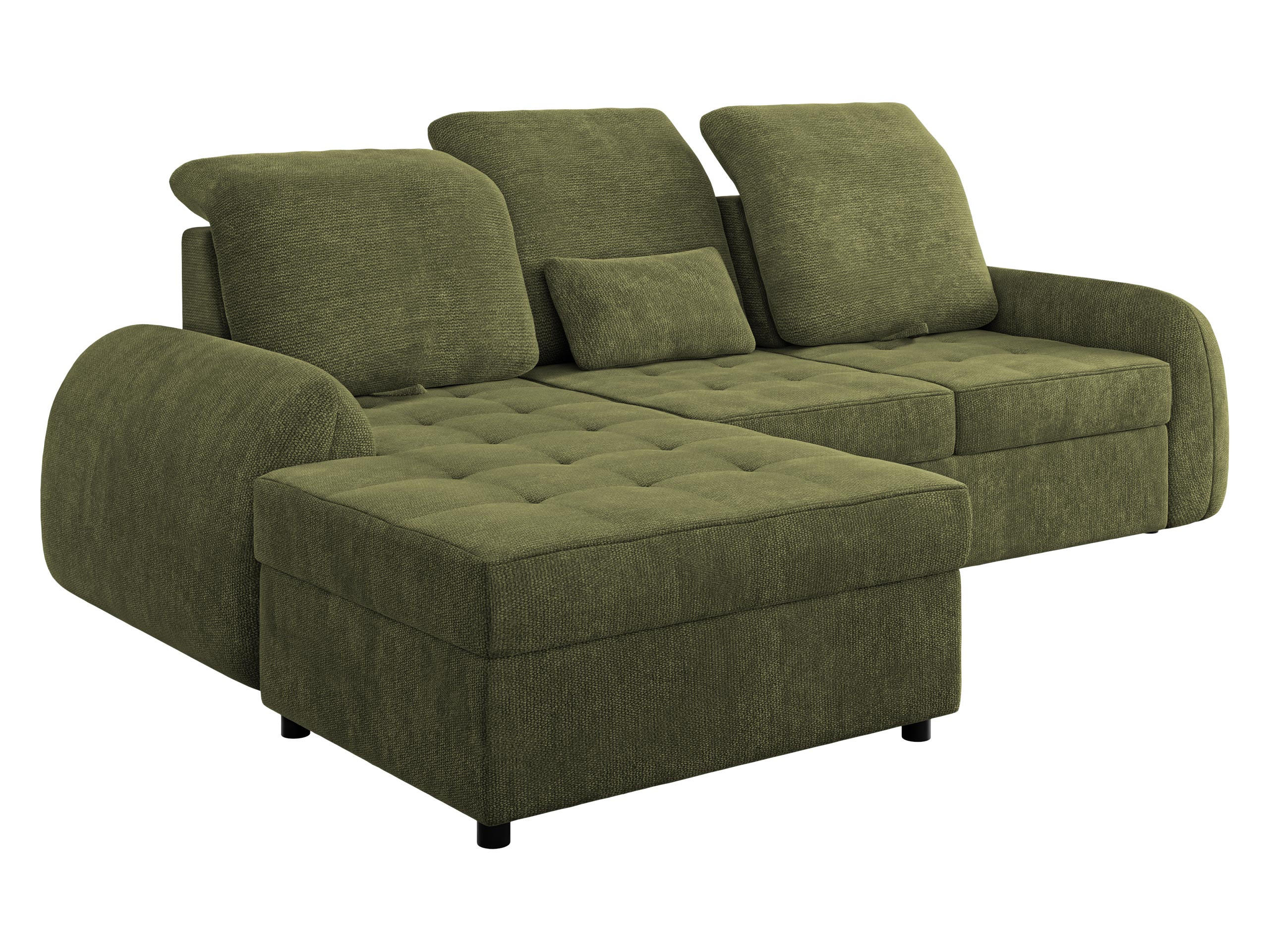 COLTAR Soreno, Stanga - verde/negru, material plastic/material textil (255/176cm) - MIRJAN24