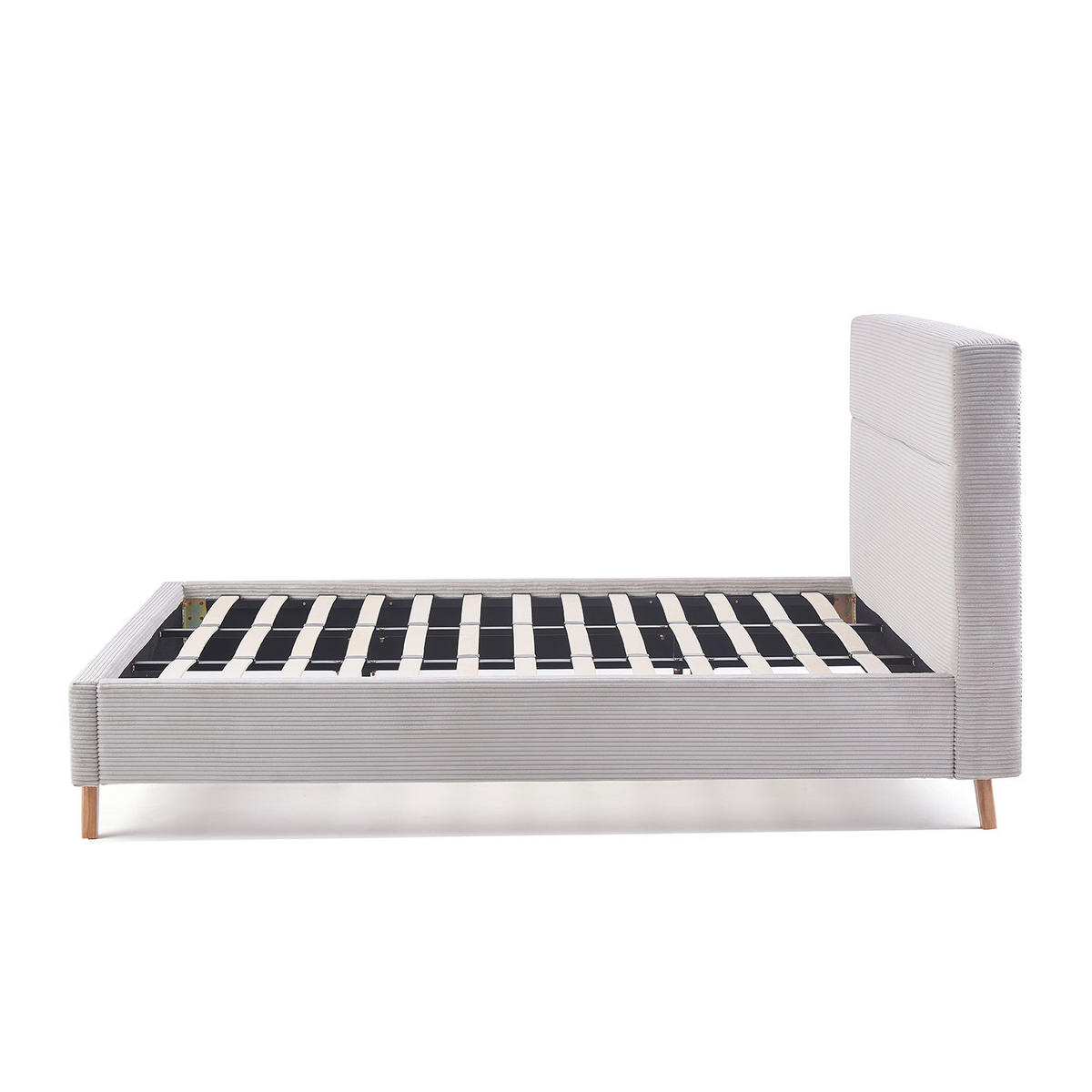 BETT FINN, 180/200/118 cm Grau - Grau, Holz/Holzwerkstoff (200/180cm) - B&D Home