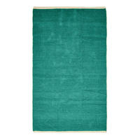 HANDWEBTEPPICH Chenille 90/150 cm - Petrol, Textil (90/150cm) - Homescapes