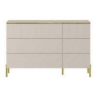 KOMMODE - 137.6 cm x 39.6 cm - holz - beige Vukia - Beige, Holz (137/91/39cm) - Vente-Unique