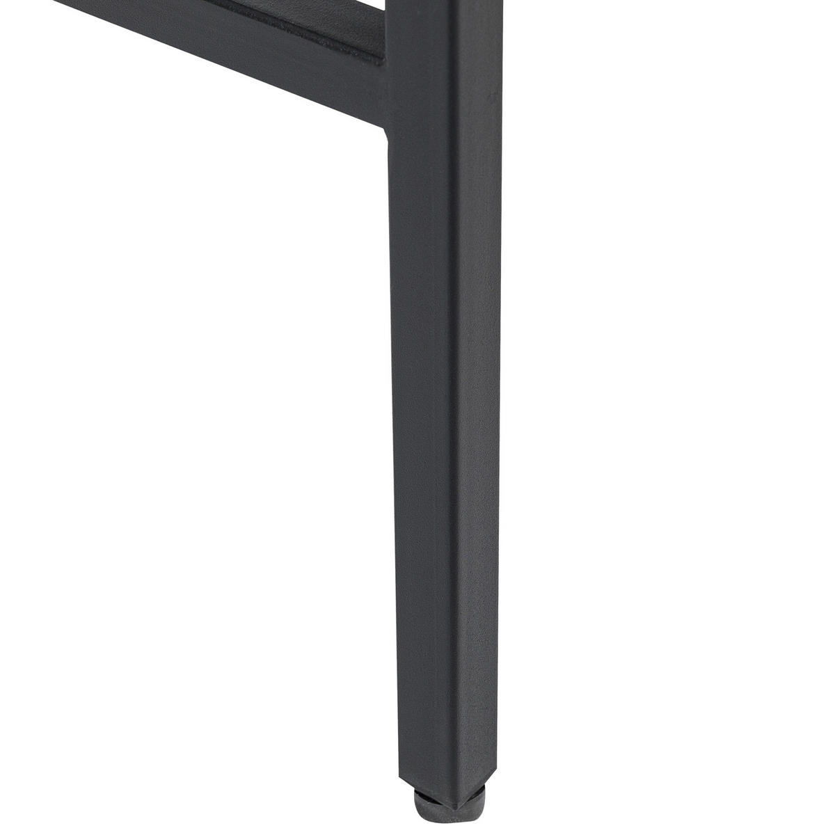 SCHREIBTISCH Arthur Holz und Schwarz - Braun, Holzwerkstoff (120/50/89cm) - Happy Garden