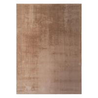 KURZFLORTEPPICH LUMI hellbraun kuschelweich waschbar 240/340 cm - Hellbraun, Textil (240/340cm) - Tapiso