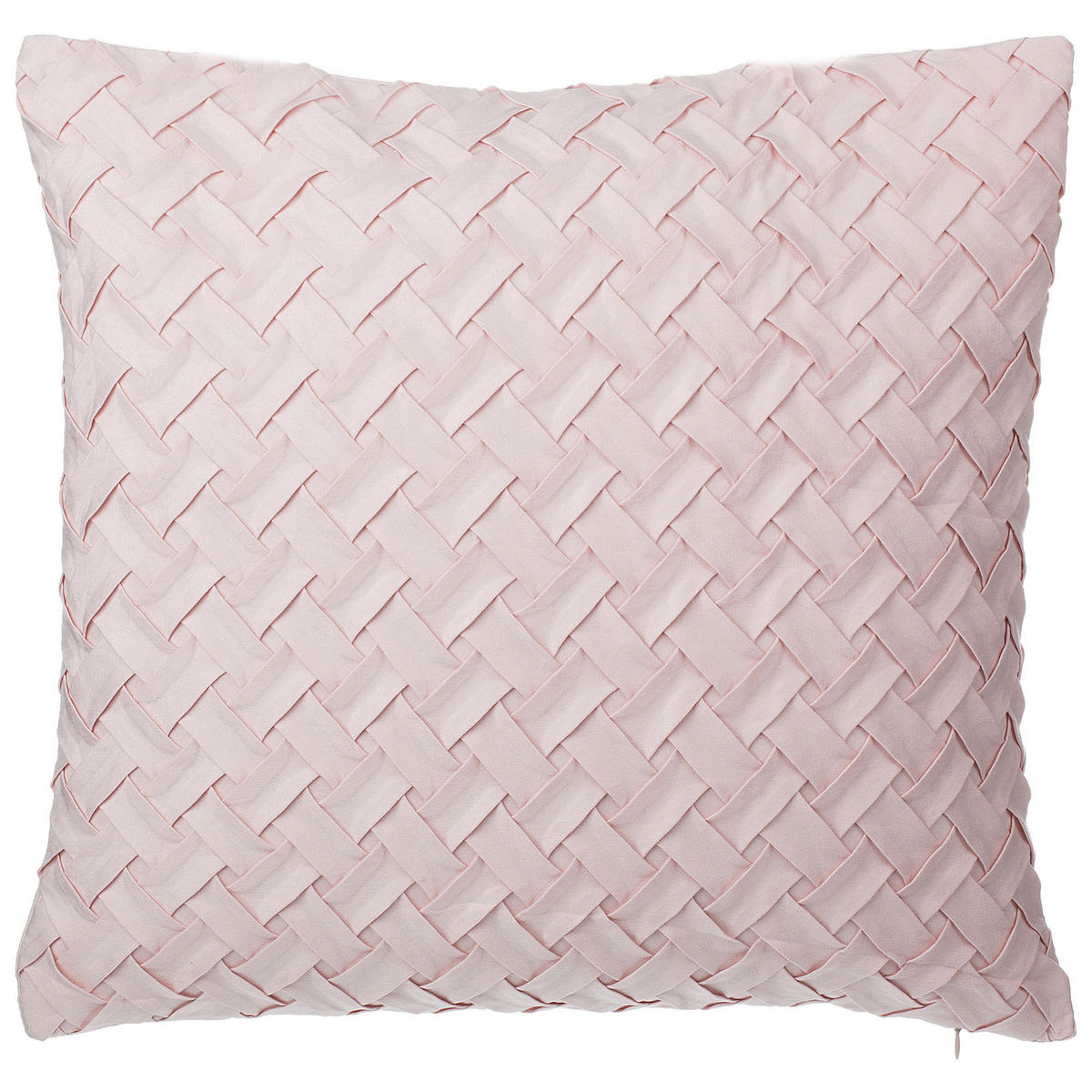 DEKOKISSEN 2er-Set Pastellrosa 45/45 cm Tithonia - Pink, Textil (45/45cm) - Beliani