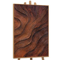 GEMÄLDE Atem des Baumes Schattenfugenrahmen Eichefarben 120x80 cm - Eichefarben, Holz (120/80cm) - YS-art gallery