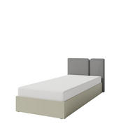 JUGENDBETT Luis in Eukalyptus und Eiche – Jugendbett (Liegefläche 90×200 cm) - Grün, Holzwerkstoff