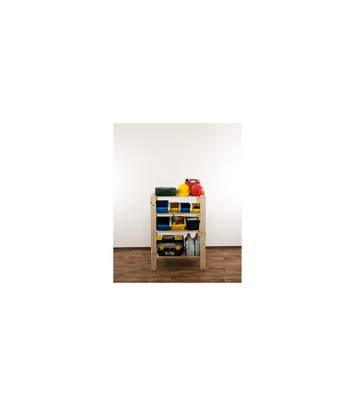 HOLZREGAL WOODLAND 115x80x50cm 4 Fachboden Kiefernholz Natur - Naturfarben, Holz (80/115/50cm) - PROREGAL