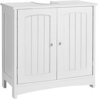 WASCHBECKENUNTERSCHRANK Jasper,62 x 30 x 60 cm ,weiß - Weiß, Holzwerkstoff (62/60/30cm) - tectake