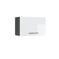HÄNGESCHRANK Fame-Line Weiß Hochglanz 60 cm Flach - Weiß Hochglanz/Anthrazit, Holzwerkstoff (60/40/34.1cm) - Vicco