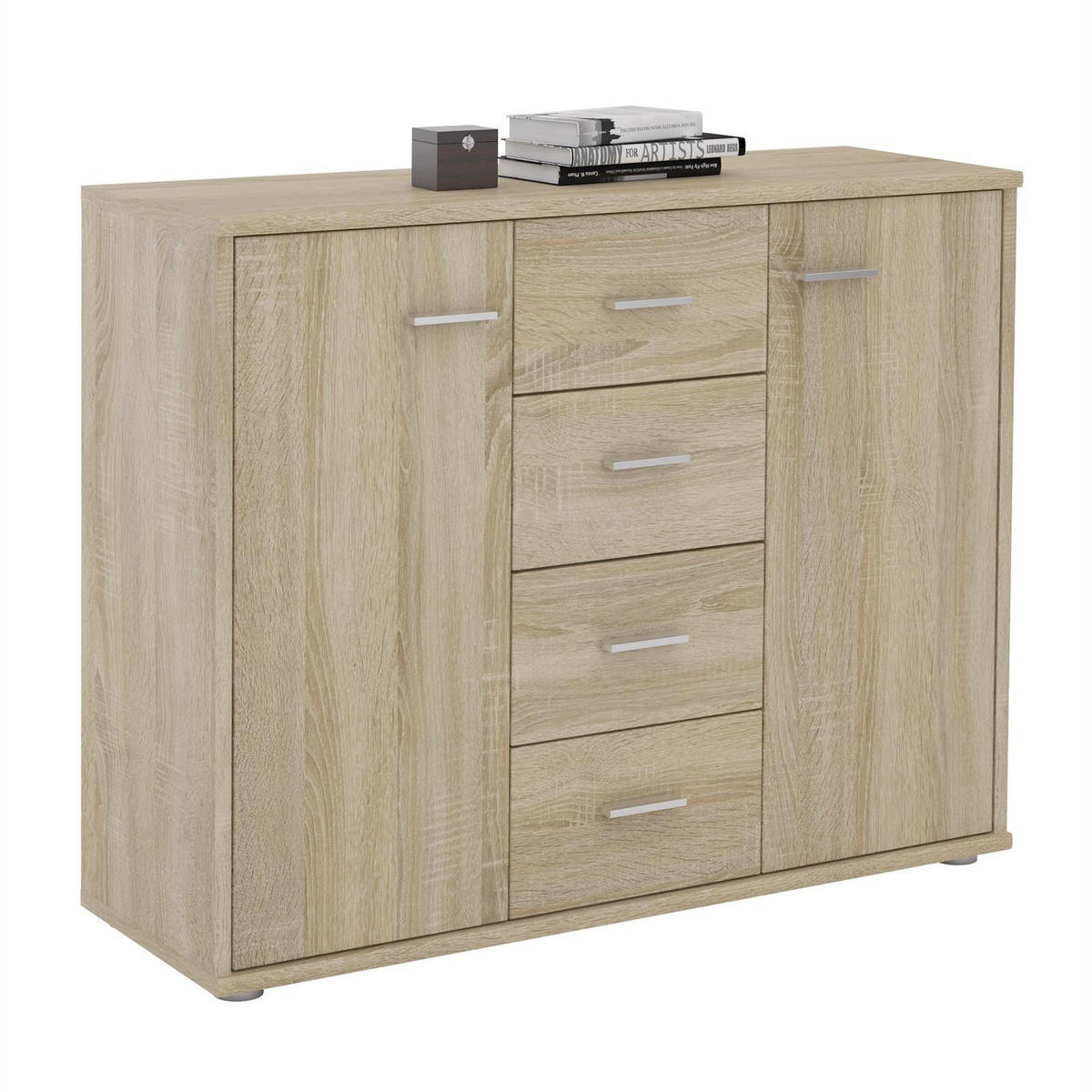 SIDEBOARD JAMIE - Sonoma Eiche, Holzwerkstoff (88/70/30cm) - CARO-Möbel