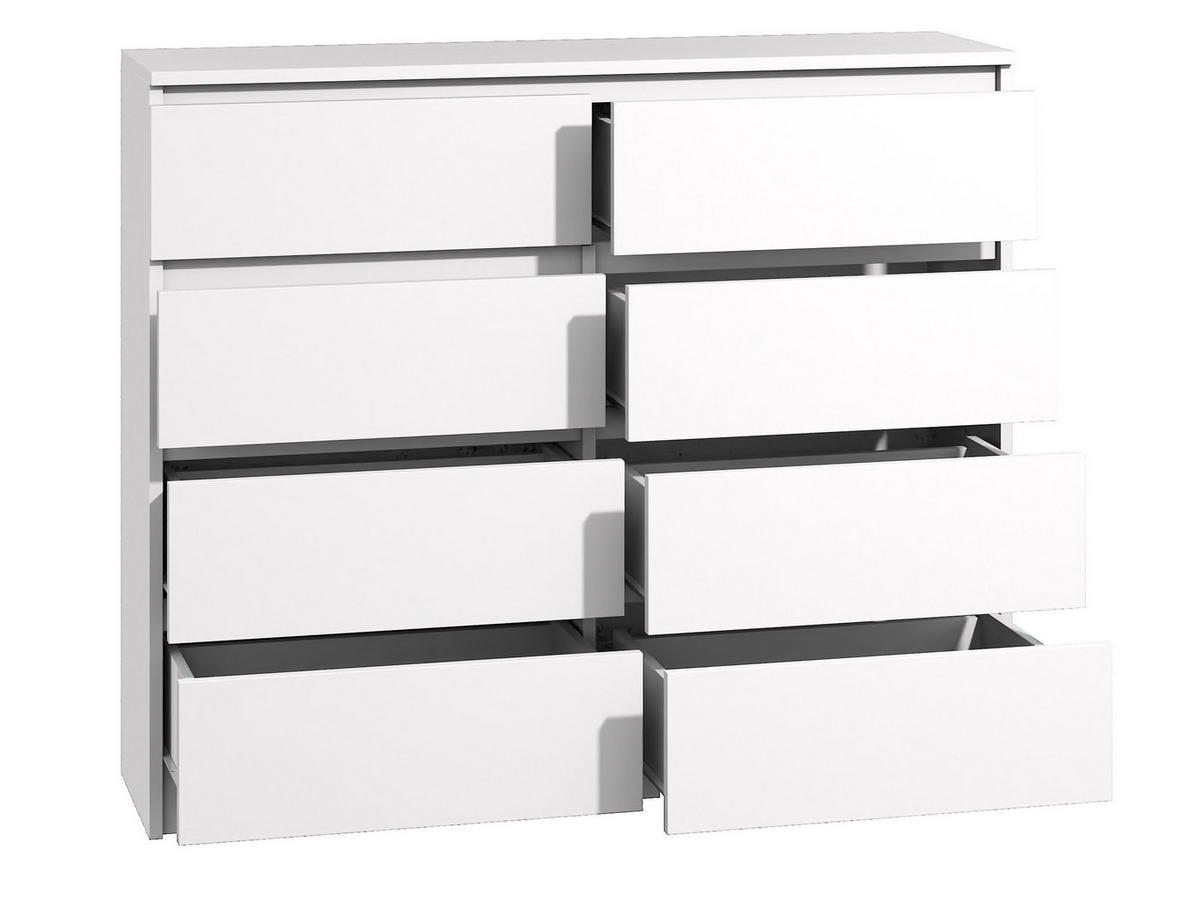 KOMMODE bella8 120 weiss - Weiß, Holzwerkstoff (119/98/35cm) - roe furniture