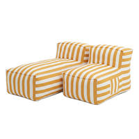 GARTENLOUNGE-SET SOFT SET 1 Gelb - Gelb, Textil - Muffo
