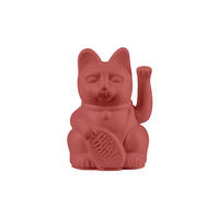 WINKEKATZE Lucky Cat Mini, Kunststoff, Berry Red, 10 cm - Lila, Kunststoff (5.2/9.8/6.7cm) - Donkey Products