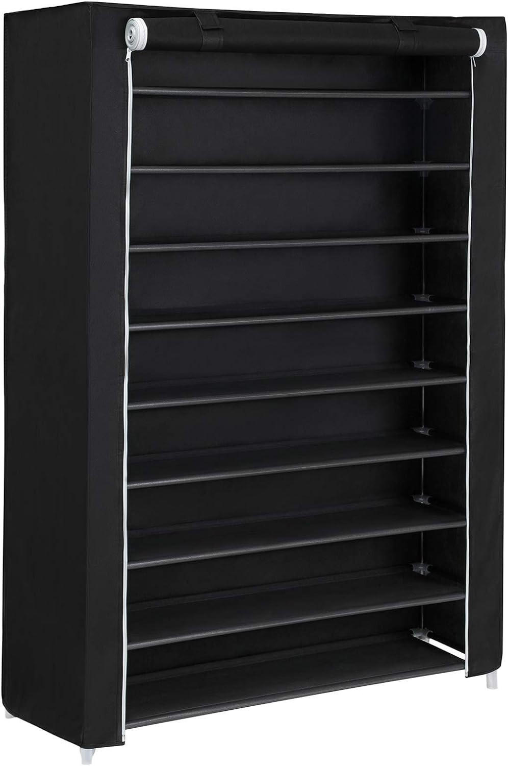 XXXLutz Schuhschrank Schwarz 100x162x28 cm