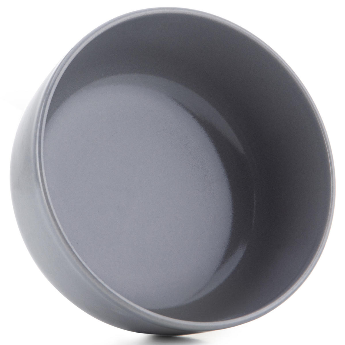 SCHÜSSEL-SET VICTO 6 Personen 6-tlg, matt grau - Grau, Keramik - KONSIMO®