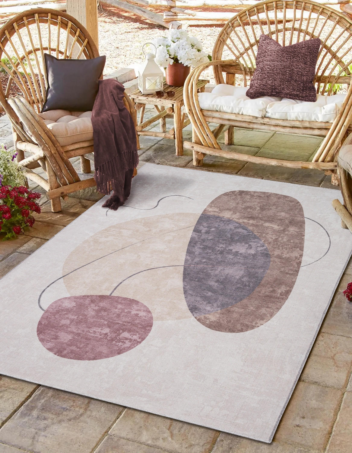 TEPPICH Isla Altrosa,Kaschmir,Creme 160/230 cm - Altrosa, Textil (160/230cm) - My-Rug