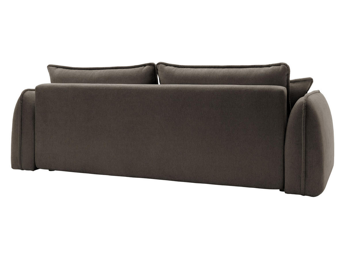 SCHLAFSOFA Moho - Schwarz/Braun, Holz/Kunststoff (250/94/109cm) - MIRJAN24