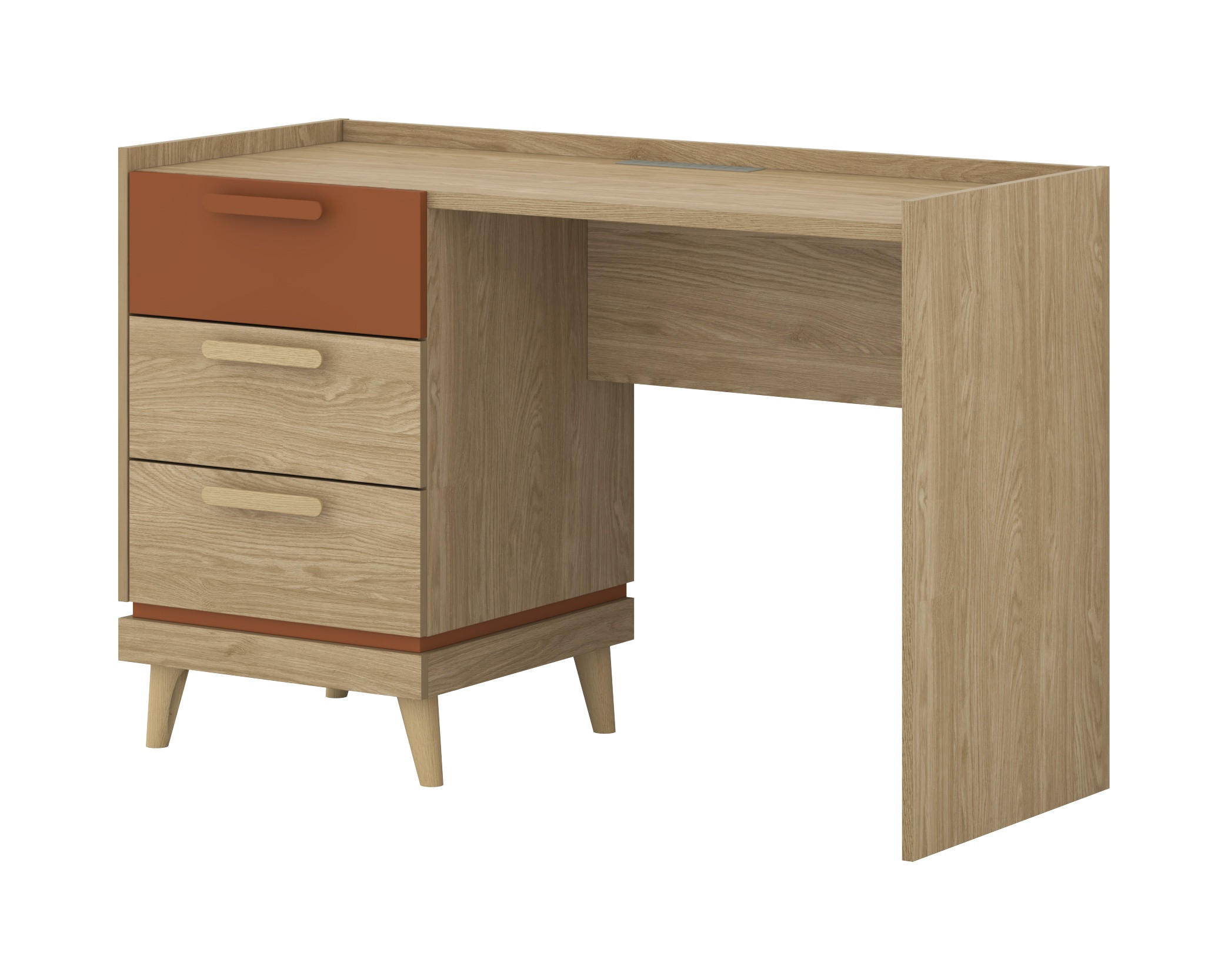 Masseno Schreibtisch Eiche 50x79.5x120 cm