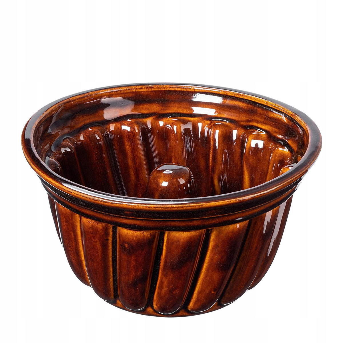 BACKFORM aus Steinzeug, 24 x 13 cm, 2.5L - Braun, Keramik (24/13/24cm) - KADAX