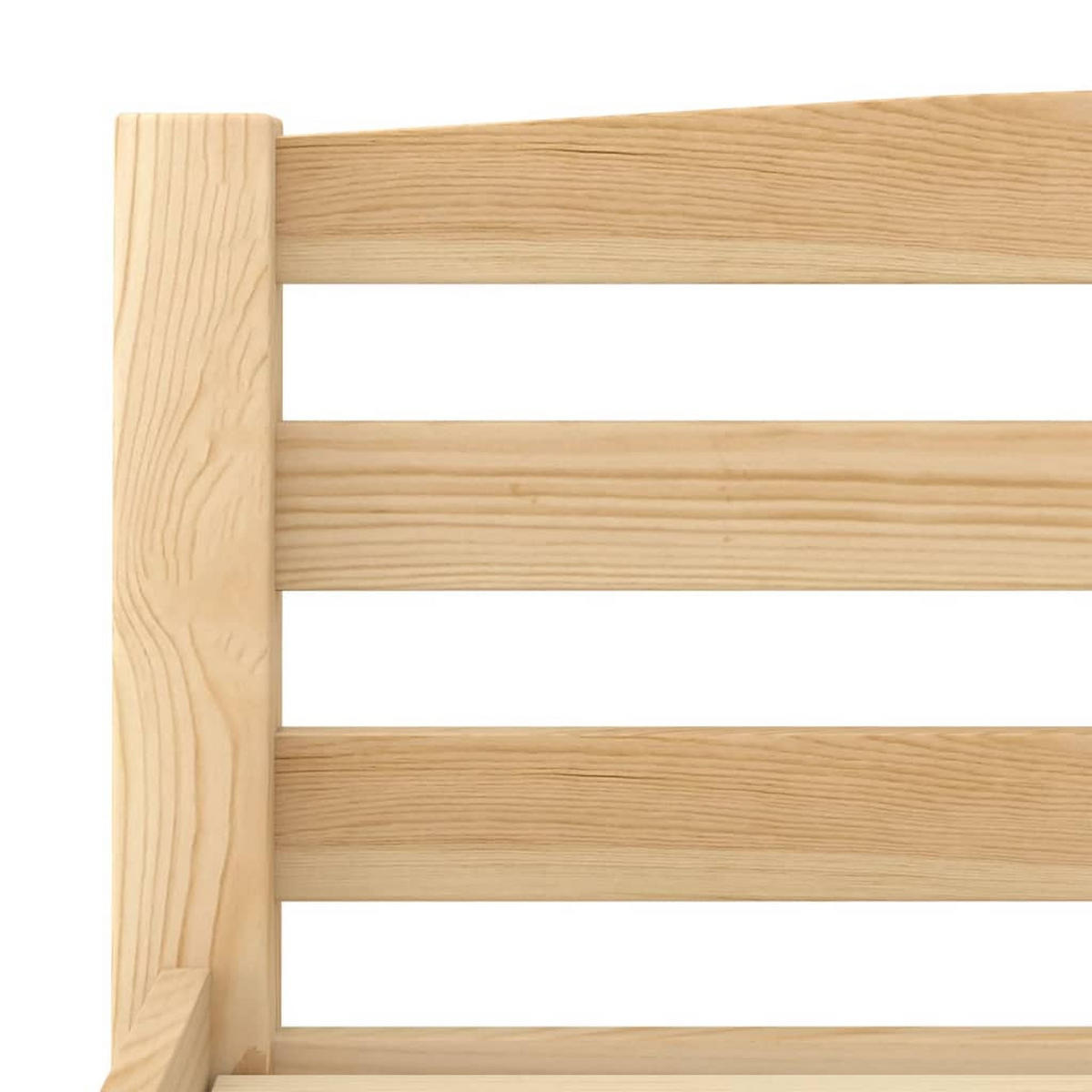 MASSIVHOLZBETT Kiefer 120/200 Cm - Braun, Holz (120/200cm) - vidaXL
