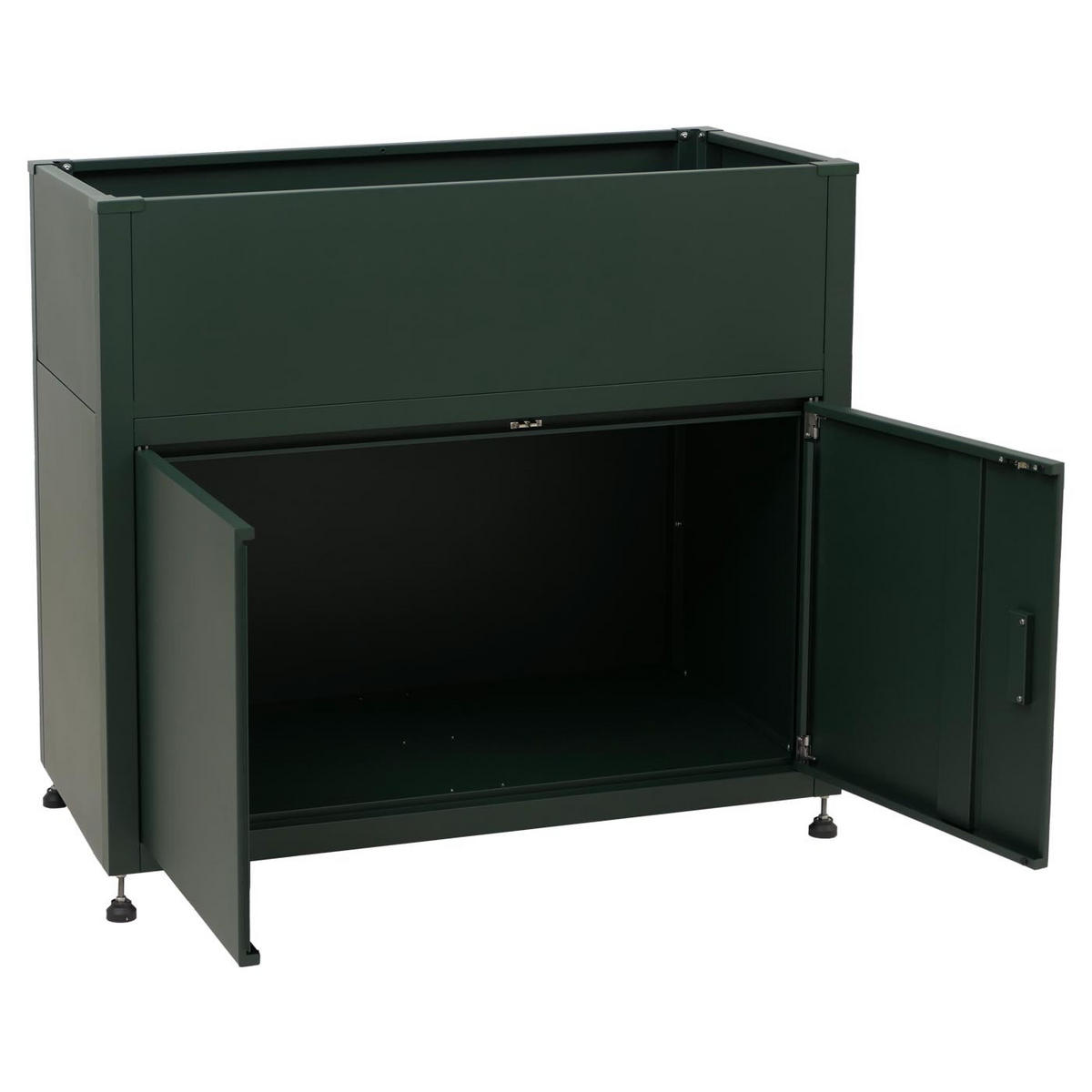 HOCHBEET 91x101x51cm Grün - Grün, Metall (101/91/51cm) - PROREGAL