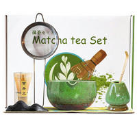 MATCHA Set 7-teiliges Set Grün - Grün, Keramik (14/1.5/14.5cm)