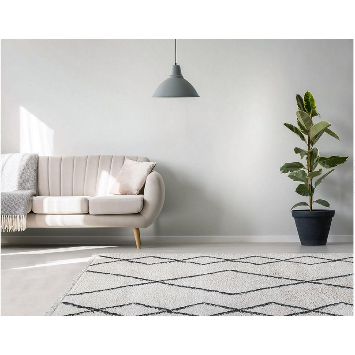 TEPPICH im Berber-Stil BEDOUN Beige 160 x 230 cm - Beige, Textil (160/230cm) - Novatrend