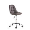 BÜROSTUHL Emily, Kunstleder Braun - Braun, Textil/Metall (55/91/55cm) - TPFLiving