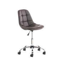 BÜROSTUHL Emily, Kunstleder Braun - Braun, Textil/Metall (55/91/55cm) - TPFLiving