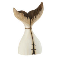 DEKO WAL SCHWANZ NW - Weiß, Holz (8.5/35/23cm) - J-Line