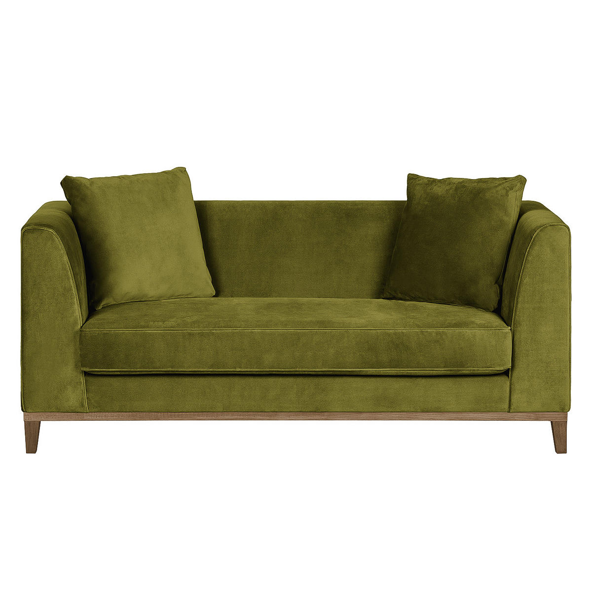 2-SITZER SOFA - Olivgrün, Textil (180/79/82cm) - home24