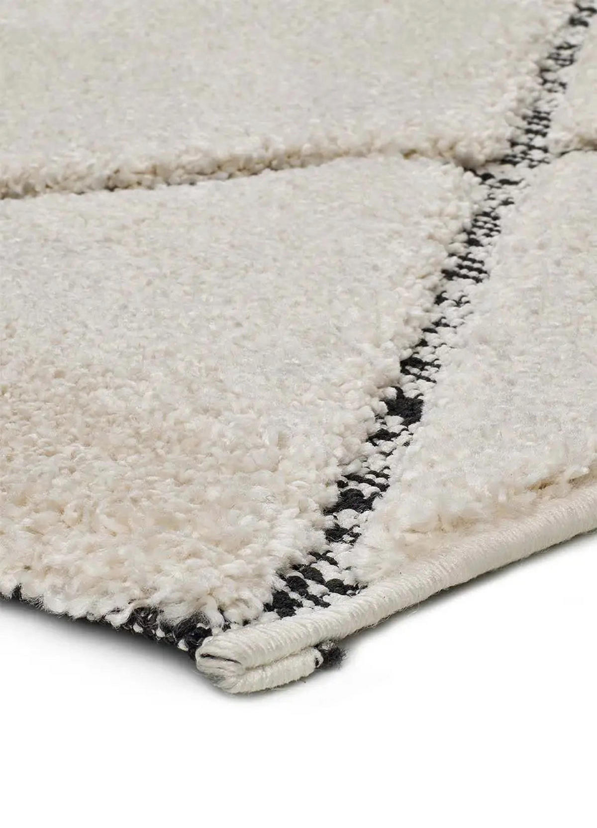 HOCHFLORTEPPICH Weiß Swansea 200/290 cm - Weiß, Textil (200/290cm) - Atticgo