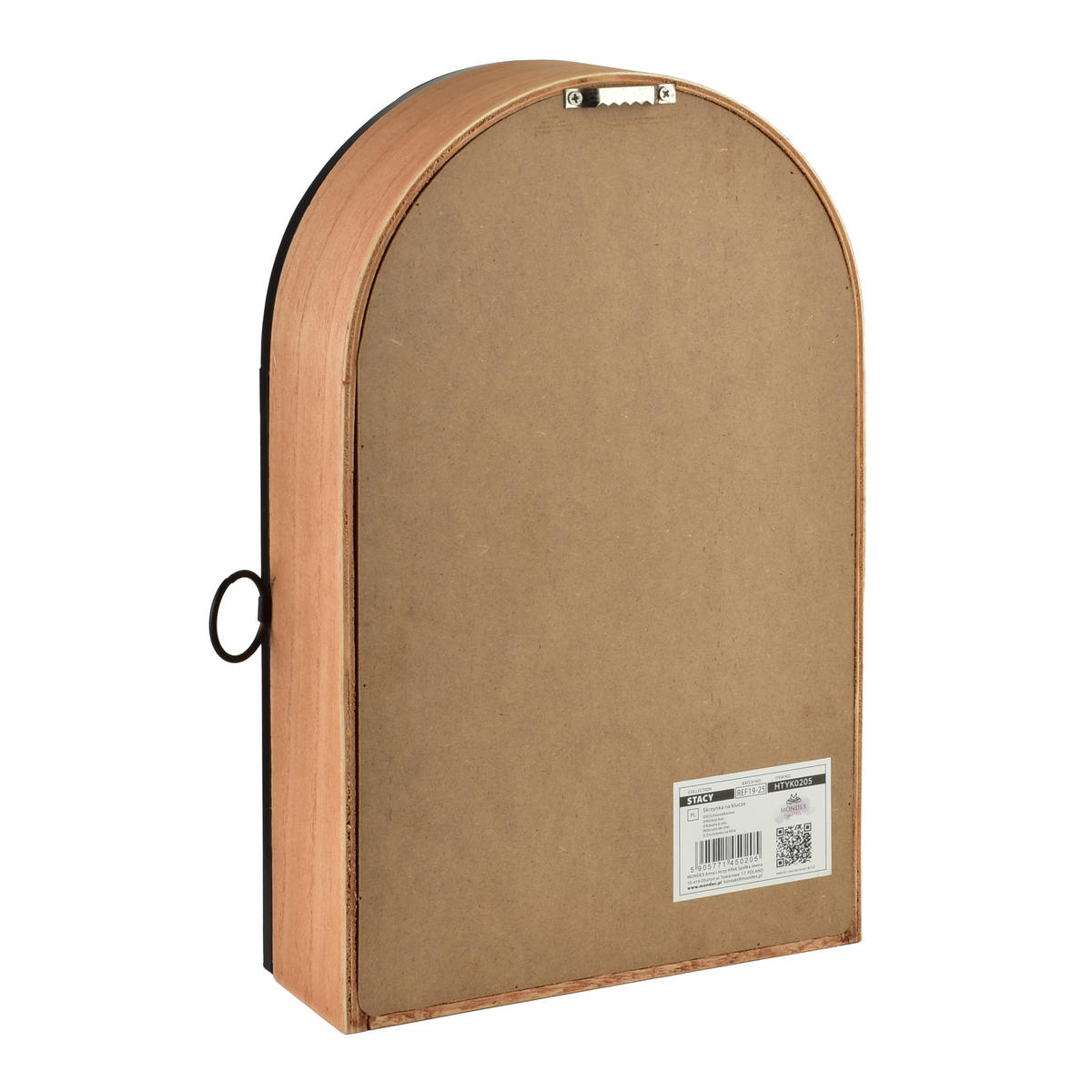 SCHLÜSSELKASTEN Stacy Schwarz 30x19x6,5 cm Holz - Schwarz, Holz (6.5/19/30cm) - Mondex