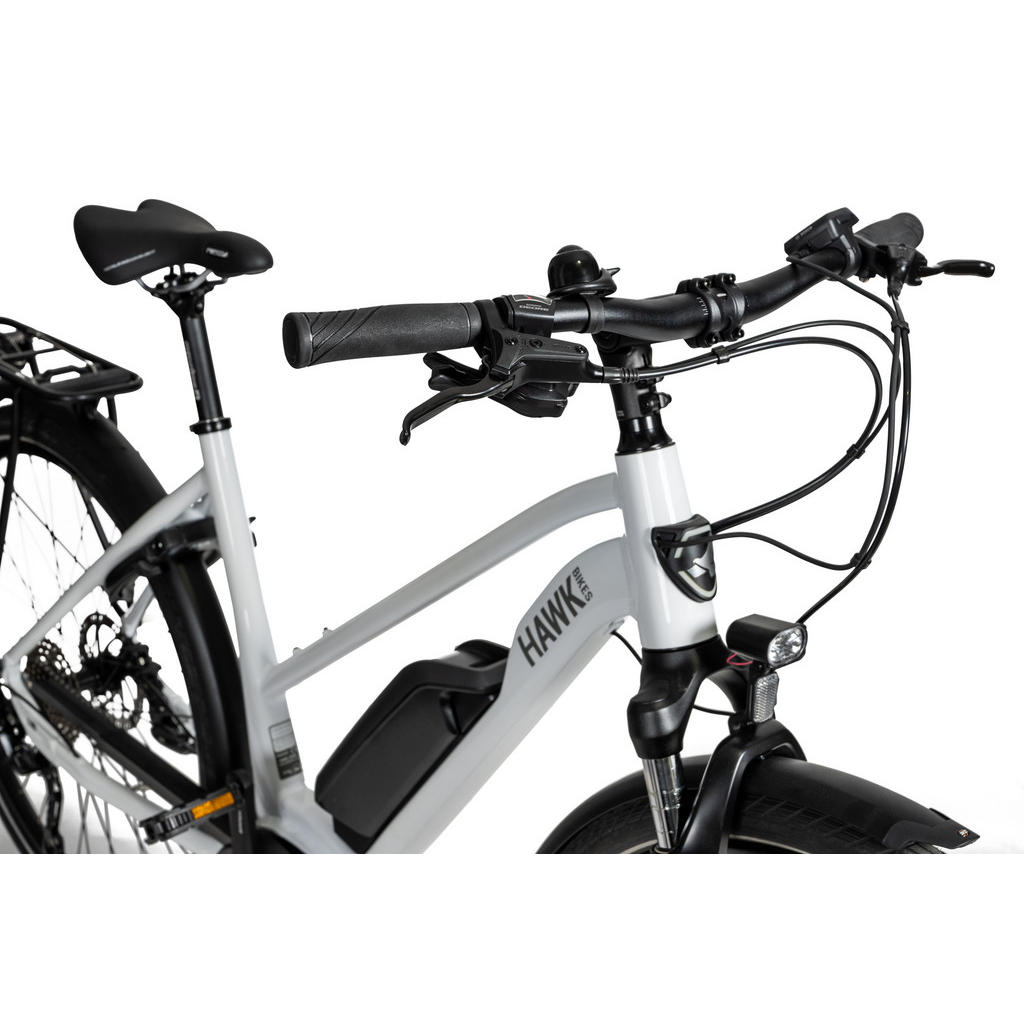 Thumbnail - Hawk Bikes E-Trekking, Weiß, Metall, 48 cm, Freizeit, E-Mobilität, E-Bikes