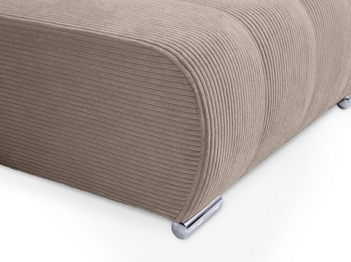ECKSOFA mit Bettkasten Tragel L, Beige - Beige, Textil (185/265cm) - Meblito