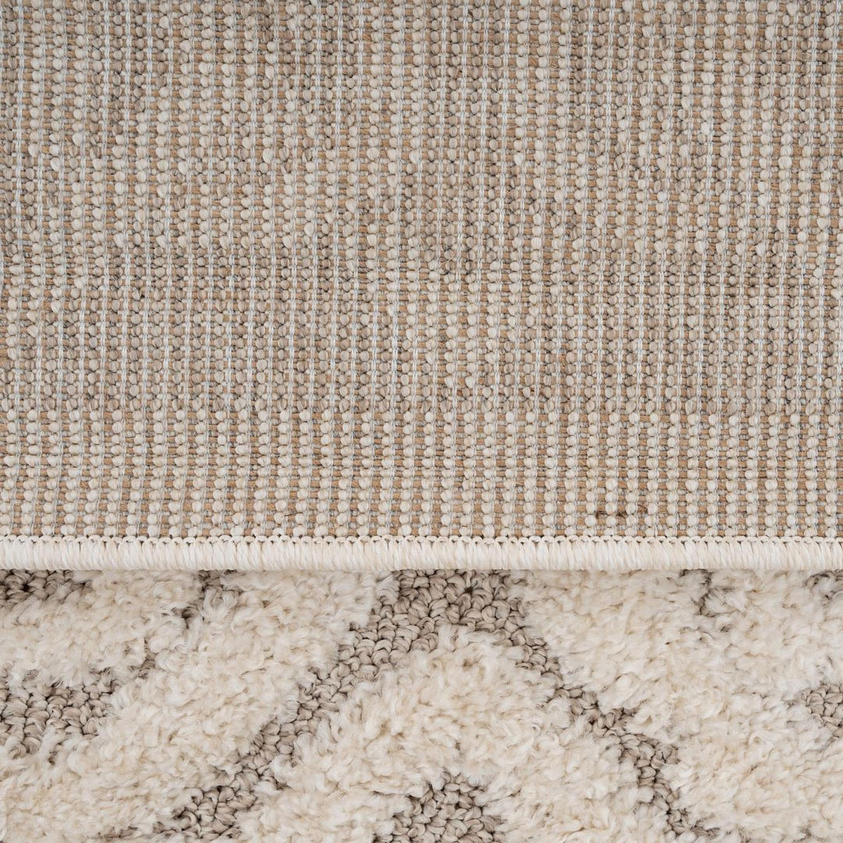 VINTAGE-TEPPICH Meya Beige - Beige, Textil (120/170cm) - Kukoon Rugs