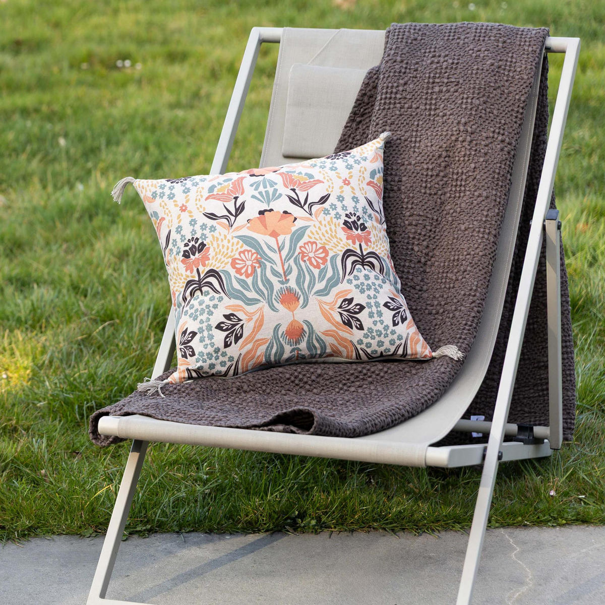 TAGESDECKE Tana abgrund 180 x 260 cm - Cappuccino, Textil (180/260cm) - Vivaraise