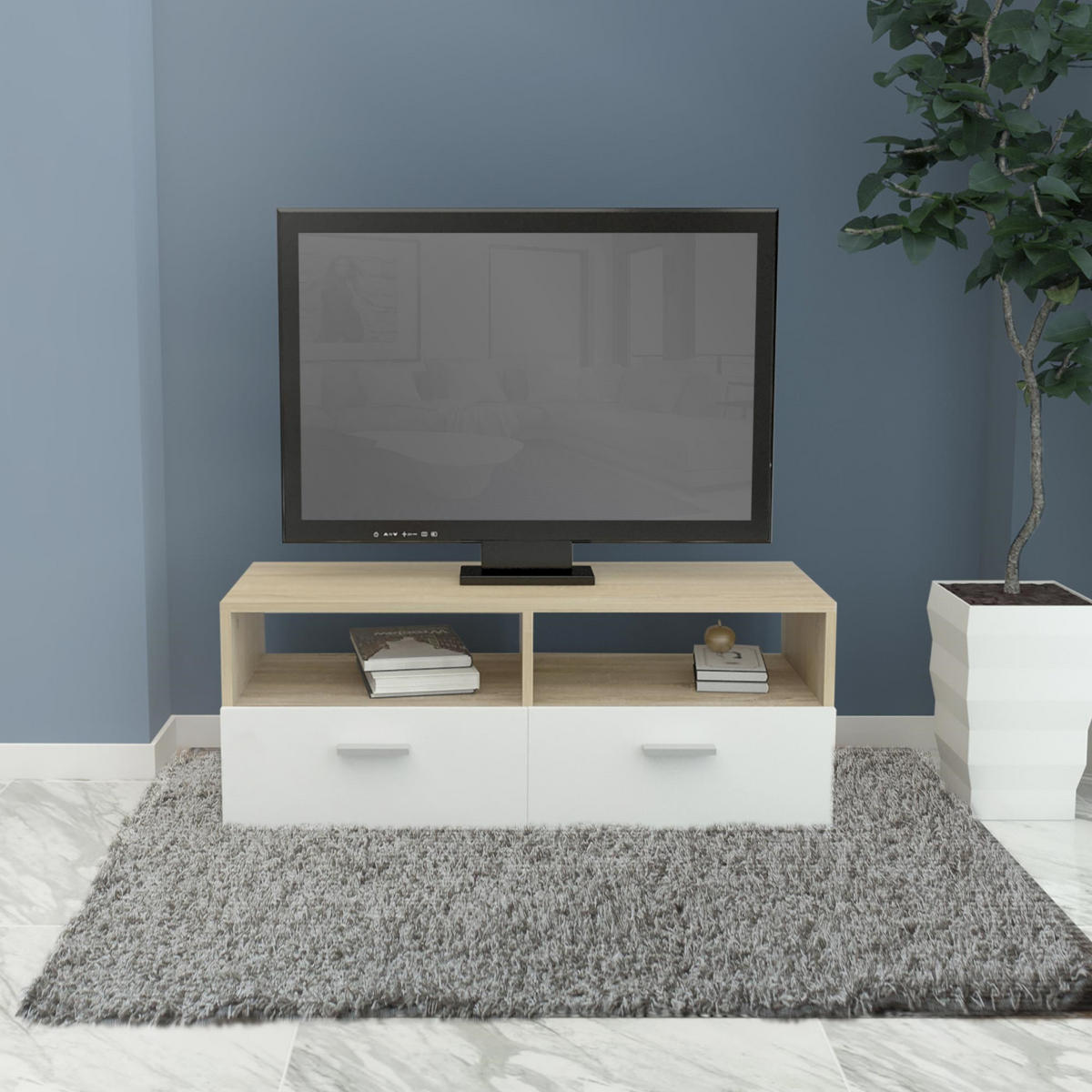 TV SCHRANK - Braun, Holzwerkstoff (36/35/95cm) - ML-DESIGN