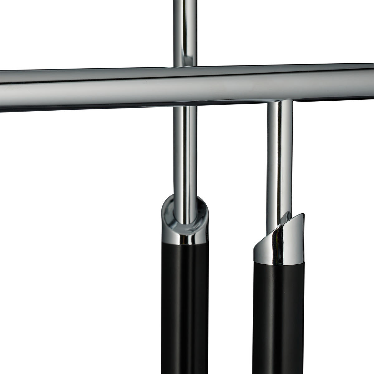 HANDTUCHSTÄNDER - Schwarz, Metall (44/78/20cm) - Relaxdays