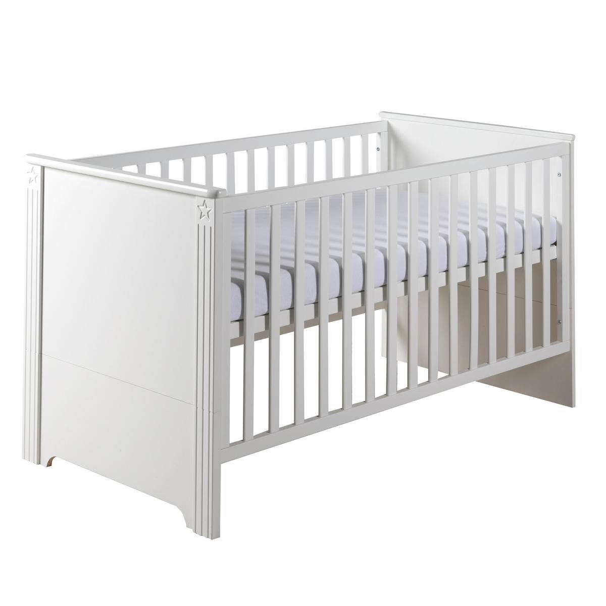 BABYZIMMER-SET Maxi 2-teilig - Weiß, Holzwerkstoff (78/83/143cm) - Roba